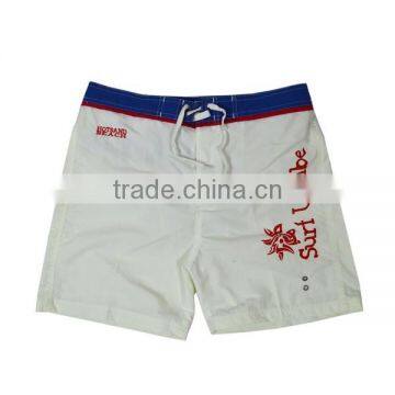 Cheap Price Custom Logo White Board Shorts / Mens Blank Beach Shorts photo-2