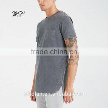 2017 Summer Man T-shirt Blank Branded Logo Cheap Apparel Cotton Stone Washed T-shirts photo-2