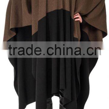 Womens Wool Poncho and Shawls Knit Poncho Sweater for Women photo-2