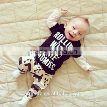 New Arrival Wholesale Children's Boutique Clothing Cute Baby Boy Clothes photo-3