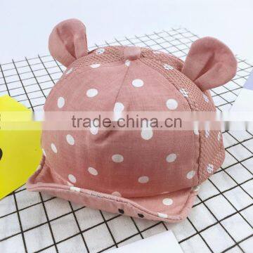 S60288B 2017 Kids 100% Cotton Kids Caps Hats Summer Sun Hat Baseball Cap photo-3