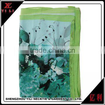 Customize Printing With Chinese painting Silk Scarf