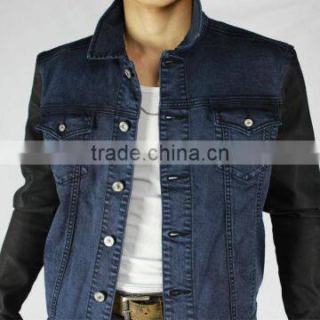 Professional Jeans Manufacturer Fashion Washed Mens Jacket