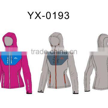 Latest jacket design woman sport jacket winter model