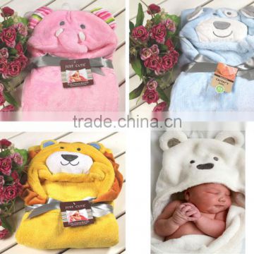 Baby Top Bath Time Hooded Spa Robe Animal Baby Bathrobe