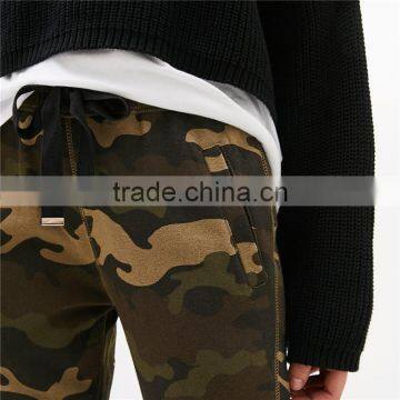 Joggers Camouflage Plush Womens Khaki Work Pants With Elastic Rope photo-4
