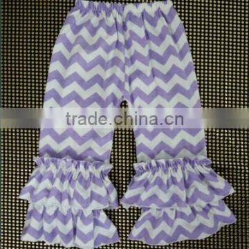 2016 newest cotton knitted icing leggings ruffle pants boutique girls leggings wholesale icing baby leggings