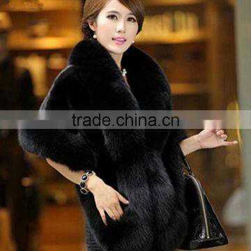 Winter Lady Black Faux Fur Shawls photo-3