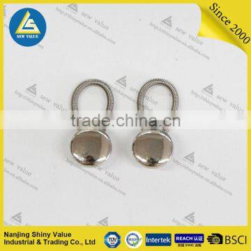 Designed for Overweight Metal Button Collar Extenders in High Tension With Beautiful Diamond Decorated photo-2