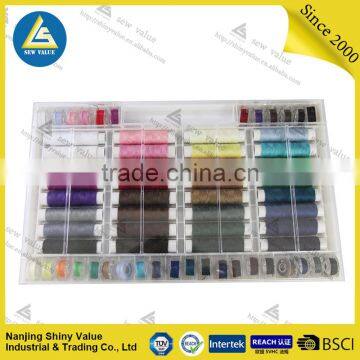 Multicolor 100%polyeater Thread 64 Pcs for Needlework / Embroider photo-2