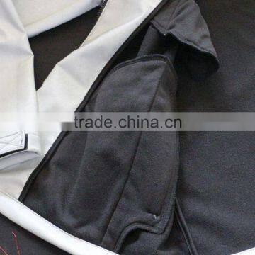 Keep Warm in the Winter Metallic Silver Retro Reflective Jacket With Fleece Inside photo-3