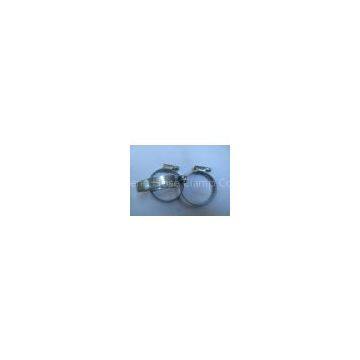 White-zinc Plated German Hose Clamps 9mm Band for Sealing Rubber Hose