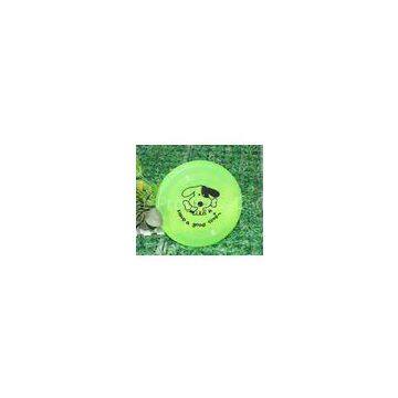 Plastic Frisbee pet dog toys green color Funny and lovely