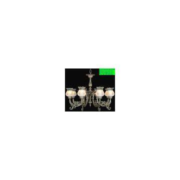 Classic european style ceiling lamp with copper and glass,european decorative lamp