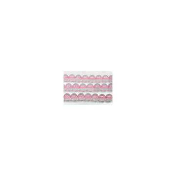 Rose quartz, 8mm round, natural pink gemstone beads