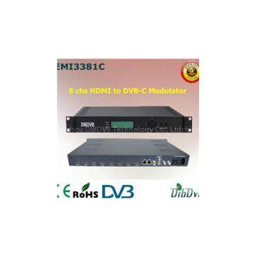 8 Channels HDMI H.264 HD RF Modulator