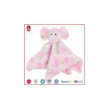 Baby Bib With Pink Elephant