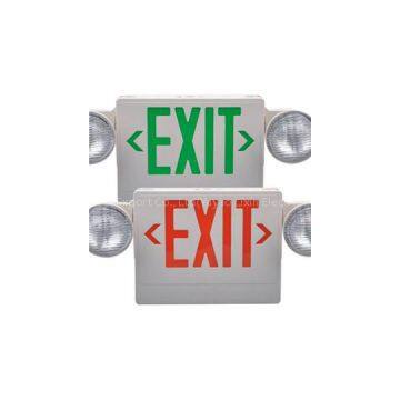 LX-7602G/R UL Exit Sign/Emergency Light Combo