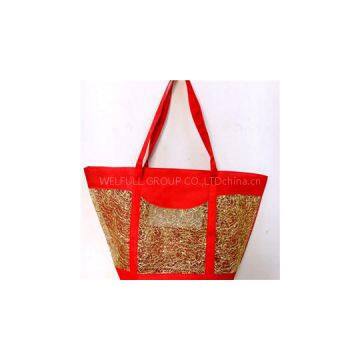 SHINING MESH BEACH BAG,SHOPPING BAG, TOTE BAG BE15103