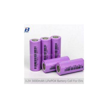 3.2V 3000mAh LiFePO4(LFP) Battery Cell For EVs