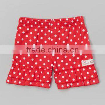 Top Quality Summer Hot Sale Girls Ruffle Pants Wholesale Girls Floral Ruffles Pettipants
