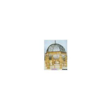 stone pavilion,pavilion,marble pavilion,garden pavilion