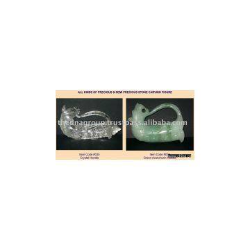 precious and semi precious stone carving statue figure sculpture