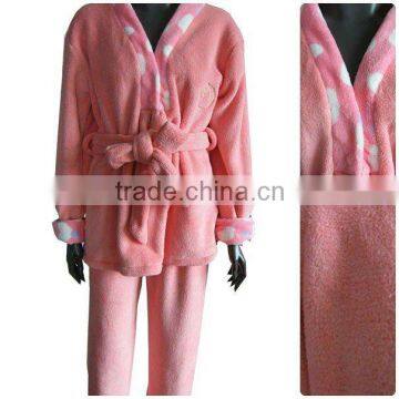 women's fleece night sleeping dresses