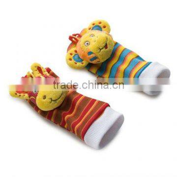 Babymoov Baby Footfinder Socks with Monkey and Zebra Toys