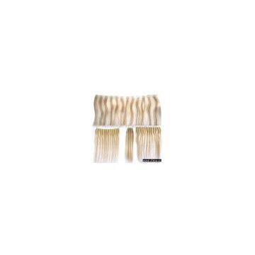 Human Hair Skin Weft