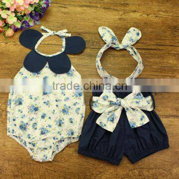 3pcs set infant baby outfit floral newborn romper bodysuit M6090707