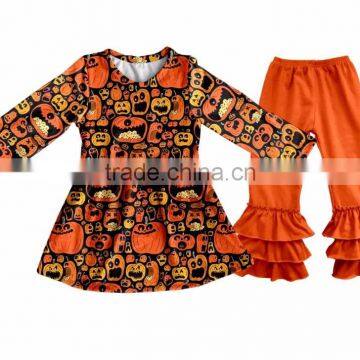 Wholesale Children's Set Clothing 2017 Halloween Boutique Baby Girl Clothing photo-3