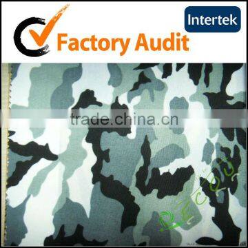 CVC printed camouflage fabric twill