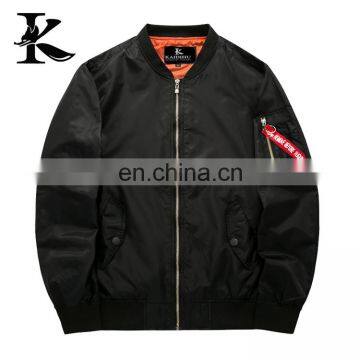 Custom patches nylon bomber jackets for men