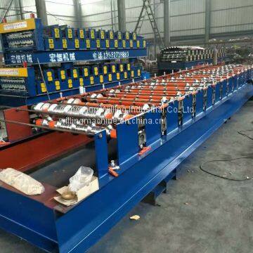 High Standard Hot Selling  Galvanized Trapezoidal Roof Sheet Roll forming machine