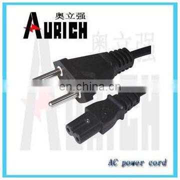 European Power Cable Swiss Plug Adaptor Cable Flat Small Retractable Cord Reels Power Cable