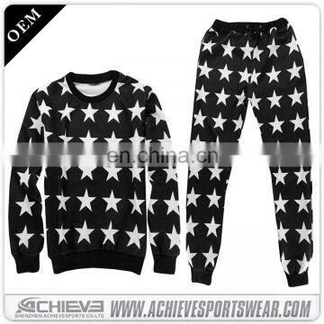 Mens Latest Design Custom Made Sublimation Sweaters With Flower photo-4