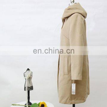 2016 New Arrival Ladies Long Large Lapel Wool Coat photo-3