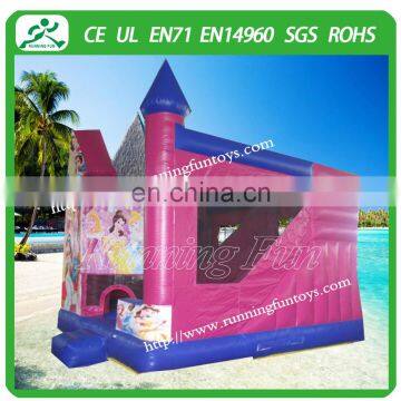 Beautiful princess bouncy castle inflatable bouncer slide