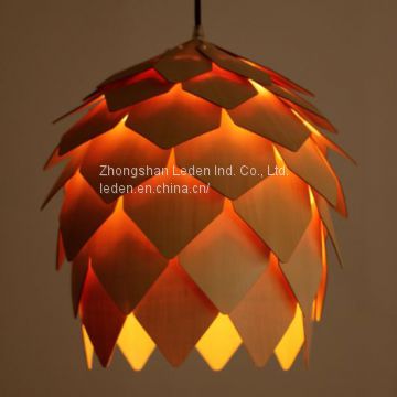 Indoor Wooden Pendant light