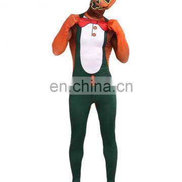 Halloween Lycra Spandex Zentai Suits Wrestling Cosplay Costume Superhero Pumpkin S-XXL photo-2