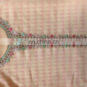 Decent Pink Colour Semi-Stitched Salwar Kameez Dress Material For Occasion Wear / New Arrival 2016 Dress Material(salwar Kameez) photo-4