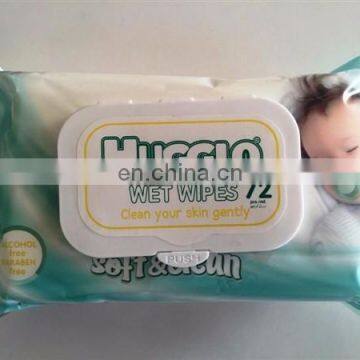 Babies Age Group and Spunlace Material Non Alcohol Cheap Wet Wipes for Hugglo Baby photo-3