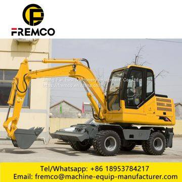 FWE70 Small Wheel Excavator 7.0 Tons