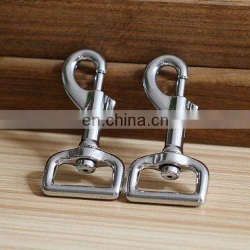 Wholesale bag accessory personalized handbag hooks metal swivel snap hook for dog pet