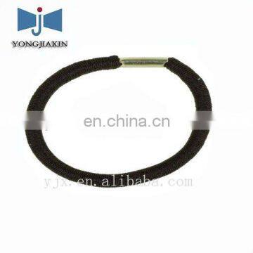 black elastic ring use for hair tie