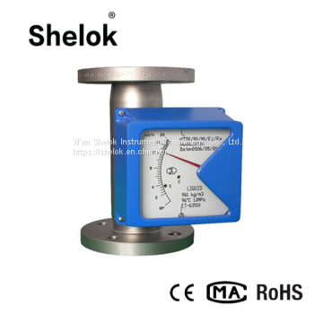 Flange Type 4-20 ma Output Digital Rotameter Flowmeter for Gas photo-2