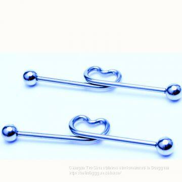 Ins Hot Money Love Ear Scrape Ear Pin Foreign Trade Earphone Wholesale Body Piercing Jewelry photo-4