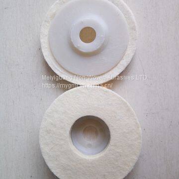 felt disc, felt wheel, wool wheel, buffing wheel, mirror finishing wheel
