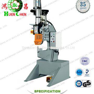 Pneumatic T-nut riveting machine for furniture